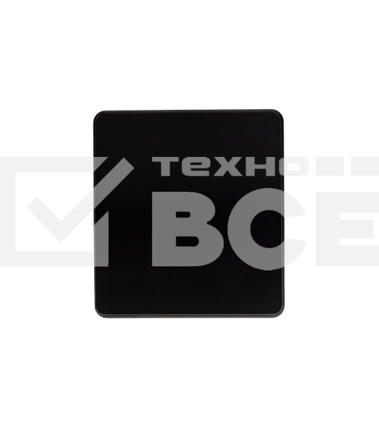 Выключатель Kranz ROUND 1 кл проходной (переключатель) 10А с/у оникс