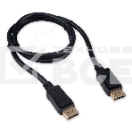 Кабель DisplayPort Cablexpert CC-DP8K-1M, 20M/20M, v1.4, 8К, медь, тройной экран, 1м, черный, пакет, фото4