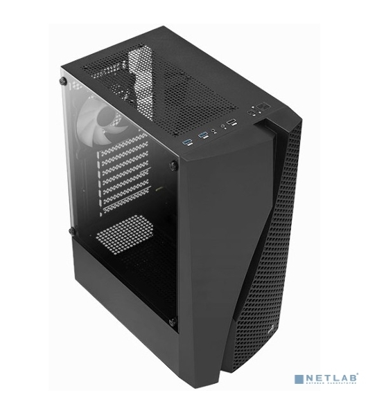 Компьютерный корпус Aerocool/Formula Wave-G-BK-v2 черный без БП mATX 3x120mm 1xUSB2.0 2xUSB3.0 audio