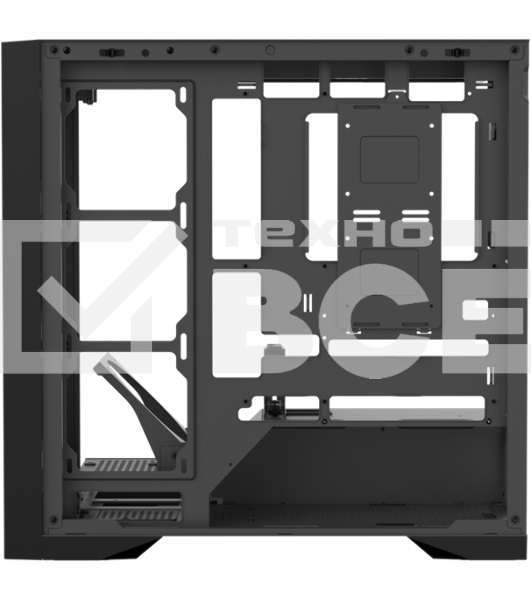 Компьютерный корпус AeroCool/Formula Air Power G8 черный без БП ATX 2xUSB 3.0 1xUSB3.1 audio bott PSU