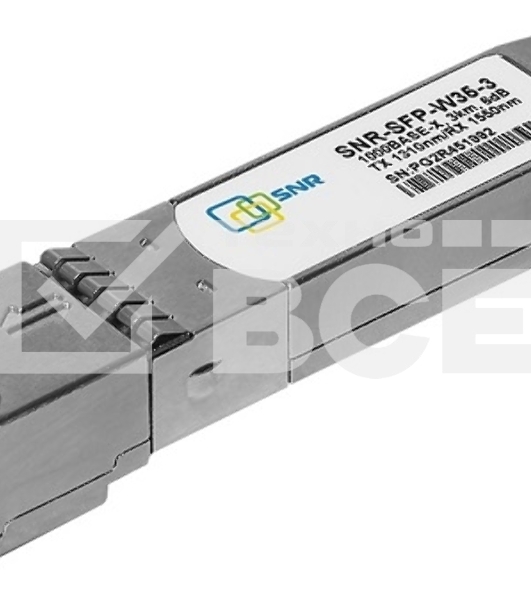Модуль SNR SFP WDM, дальность до 3км (6dB), 1310нм