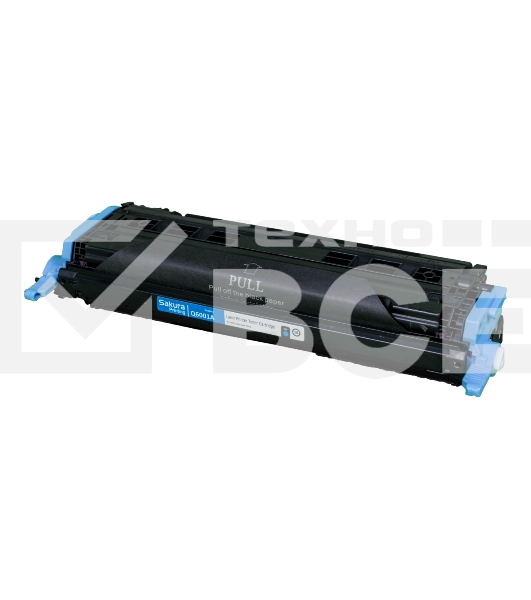 Картридж лазерный Sakura Q6001A для LaserJet 1600/2600n/2605/2605dn/2605dtn/CM1015MFP/CM1017MFP, синий, 2000 к.