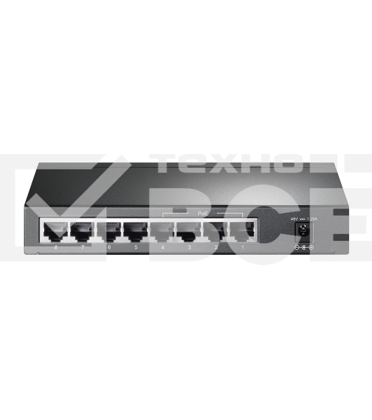 Коммутатор TP-Link SMB TL-SG1008P Коммутатор 8-port Gigabit Switch с 4 портами РоЕ