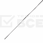 Термоусаживаемая трубка клеевая Rexant 4,8/1,6 мм, черная, упаковка 10 шт. по 1 м, фото 1