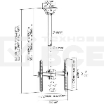 Кронштейн для телевизора Arm Media LCD-1700 черный 26