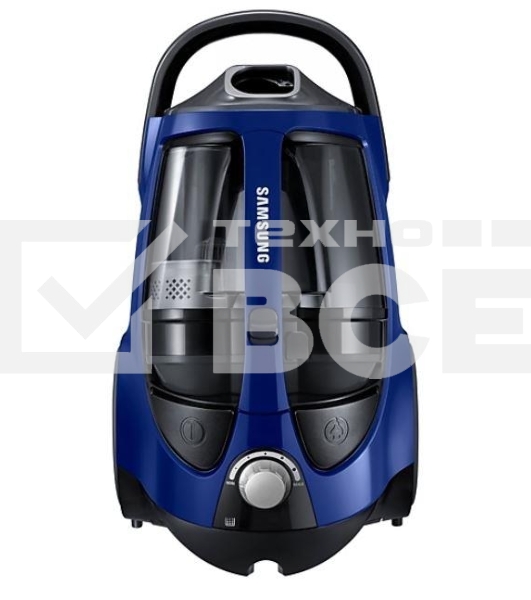 Пылесос Samsung VCC8836V36/XEV синий, 430/2200 Вт, уборка сухая, пылесборник контейнер 2 л