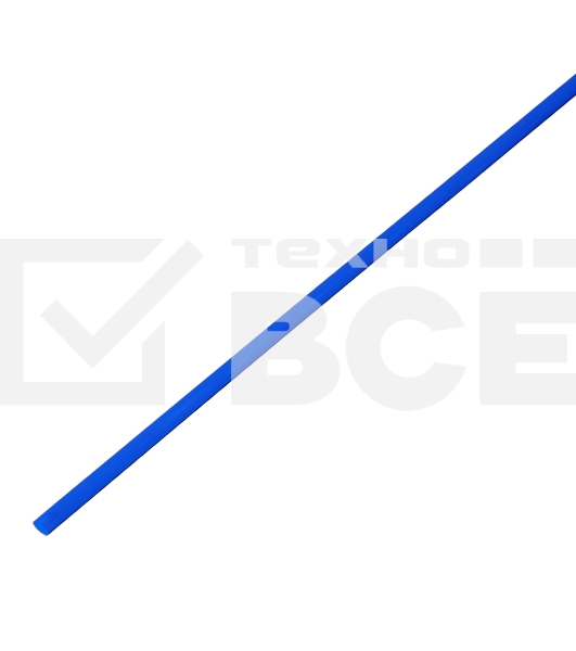 Трубка термоусаживаемая PROconnect ТУТ 3,0/1,5мм, синяя, упаковка 50 шт. по 1м,