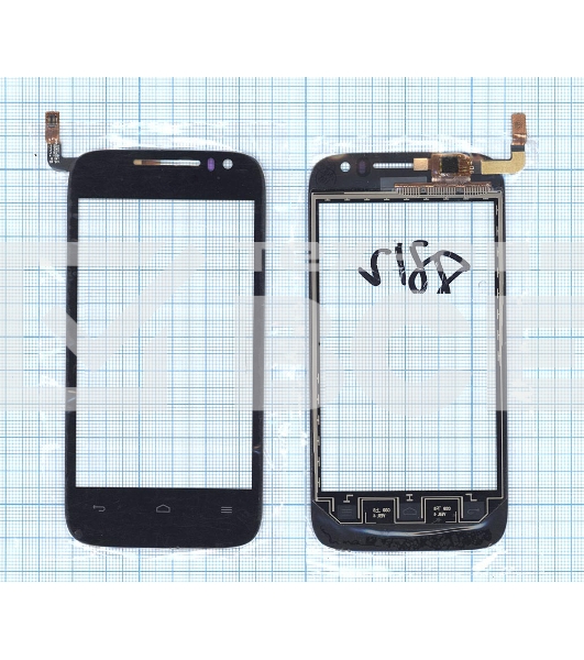 Сенсорное стекло (тачскрин) для Huawei Ascend G302D, черное