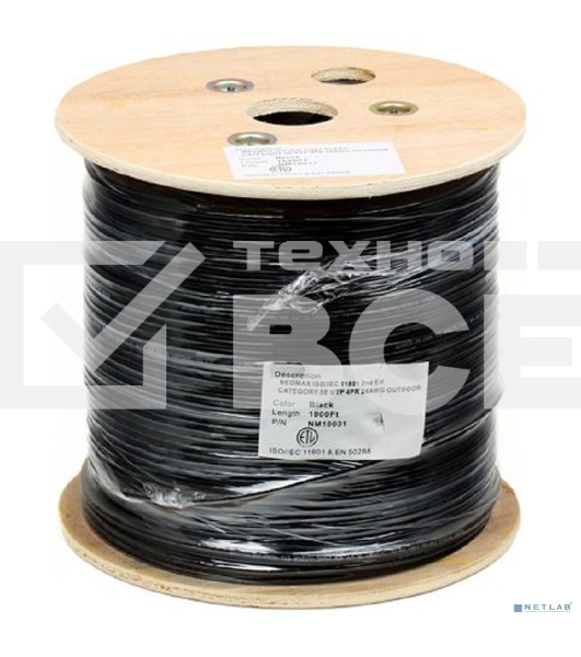 Кабель NEOMAX NM10031 Кабель UTP cat.5е 4 пары (305 м) 0.51 мм outdoor