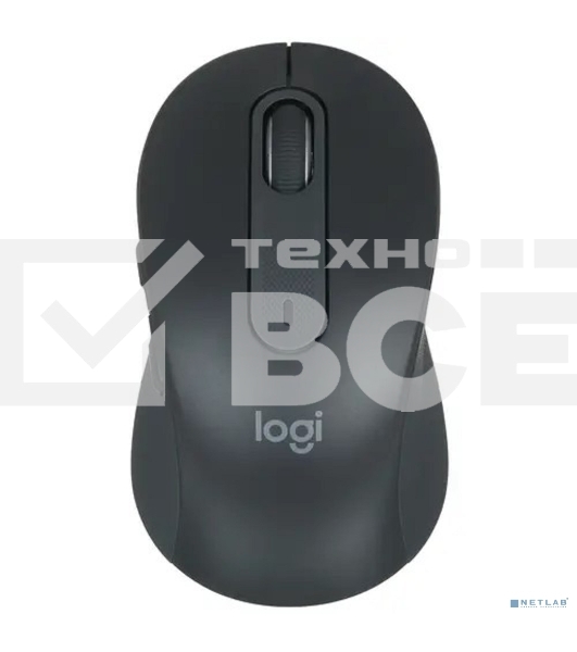 Мышь беспроводная Logitech Signature M650 графитовый, 4000 dpi, радиоканал, Bluetooth, USB, кнопки - 5