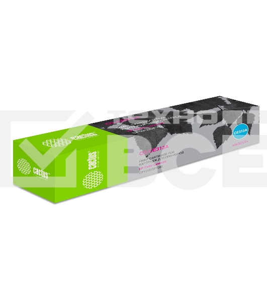 Картридж лазерный Cactus CS-CE313A пурпурный (1000 стр.) для HP LJ CP1012Pro/CP1025