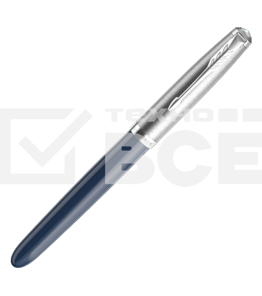 Ручка перьевая Parker 51 Core (CW2123501) Midnight Blue CT F сталь нержавеющая подар.кор.
