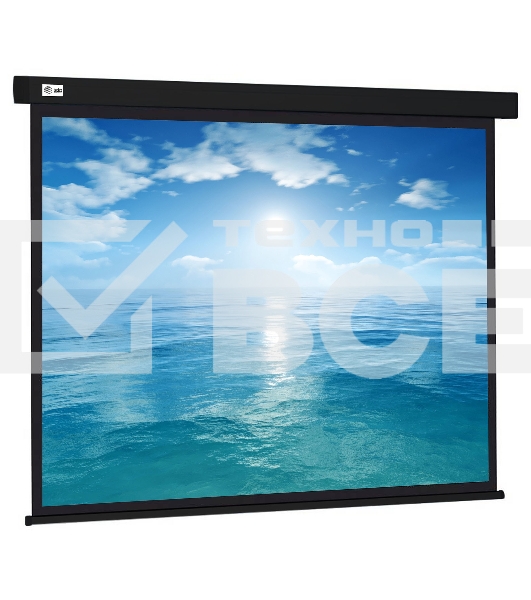 Экран Cactus 104.6x186см Wallscreen CS-PSW-104X186-BK 16:9 настенно-потолочный рулонный черный