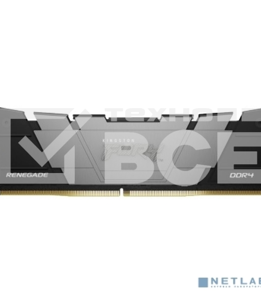 Оперативная память Kingston Fury Beast, DDR4, 32GB (1x32GB), 3600MHz, CL18, DIMM, радиатор, чёрный