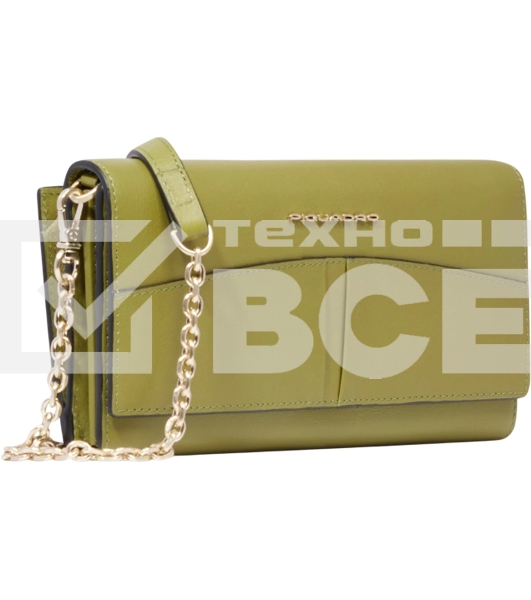 Кошелек женский Piquadro Ashley PD6463W134R/VE оливковый натур.кожа