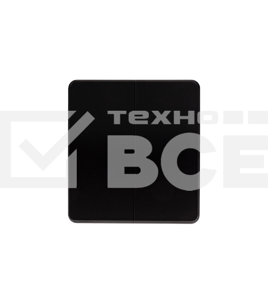 Выключатель Kranz ROUND 2 кл 10А с/у оникс