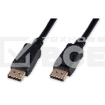 Кабель DisplayPort Cablexpert CC-DP8K-1M, 20M/20M, v1.4, 8К, медь, тройной экран, 1м, черный, пакет, фото3