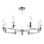 Люстра Ambrella light LH55152/8 CH/CL хром/прозрачный E14/8 max 40W D765*520, фото8