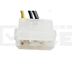 Переходник питания PCI-Express 6pin (от 2х разъемов Molex (IDE) блока питания), 15см Exegate EX138937RUS, фото3