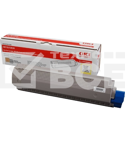 Картридж лазерный Oki С810/830 8K (yellow)