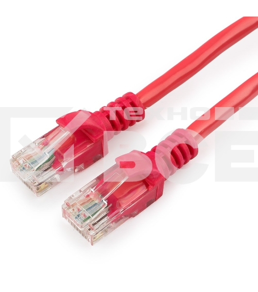 Патч-корд UTP Cablexpert кат.5e, 2м, литой, многожильный (розовый)