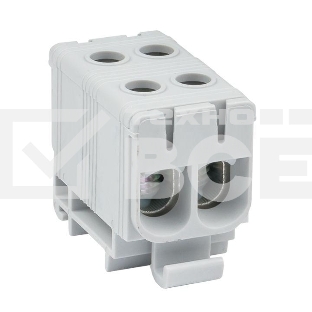 Клемма силовая вводная двойная КСВ 16-50 серая EKF PROxima plc-kvs2-16-50-grey EKF