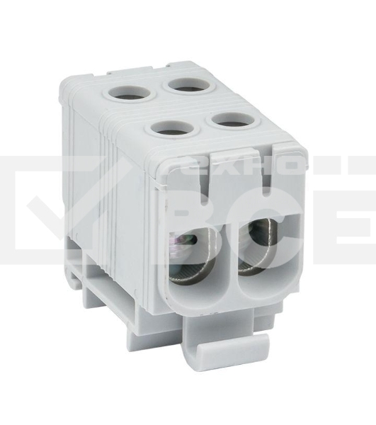 Клемма силовая вводная двойная КСВ 16-50 серая EKF PROxima plc-kvs2-16-50-grey EKF