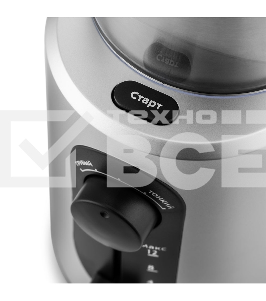 Кофемолка Kitfort KT-748 200Вт сист.помол.:ротац.нож вместим.:70гр нержавеющая сталь/черный