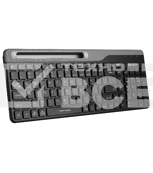 Клавиатура A4Tech Fstyler FBK25 беспроводная, USB, Bluetooth/Радиоканал, черный/серый