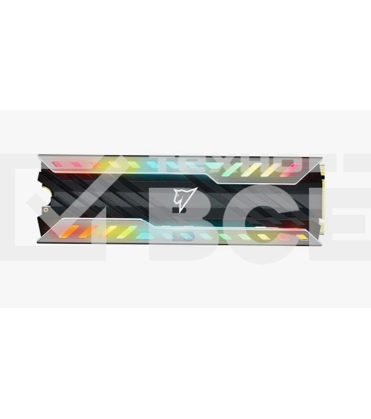 Накопитель SSD Netac NV3000 RGB, 1TB, PCIe 3.0 x4, M.2 2280, NVMe, R/W 3400/2000, с радиатором