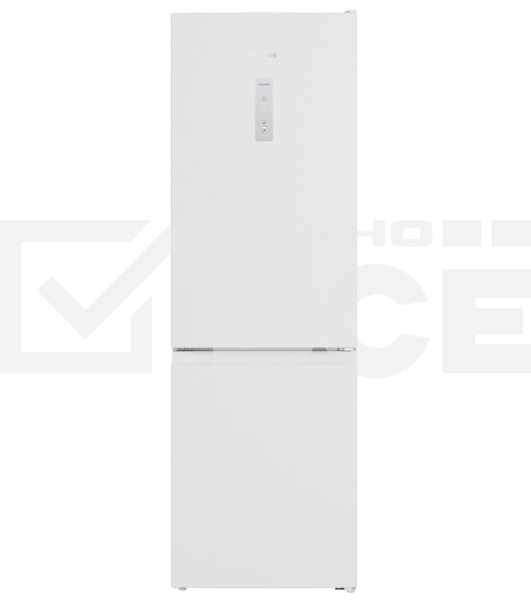 Холодильник Hotpoint HT 5180 W белый/серебристый, двухкамерный 220/78л морозилка снизу, Total No Frost