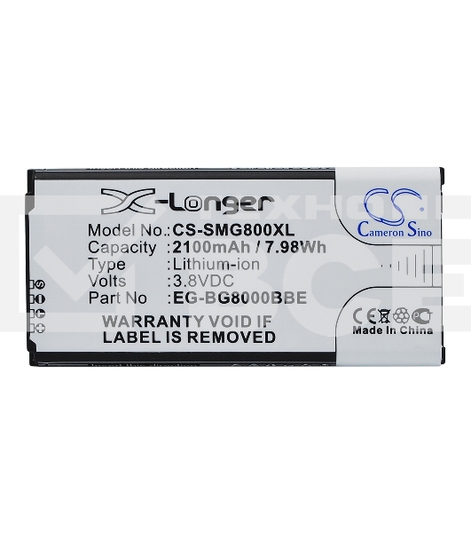 Аккумулятор CameronSinoCS-SMG800XL BG-BG800BBE для Samsung Galaxy S5 Mini SM-G800F3.85V / 2100mAh / 8.09Wh