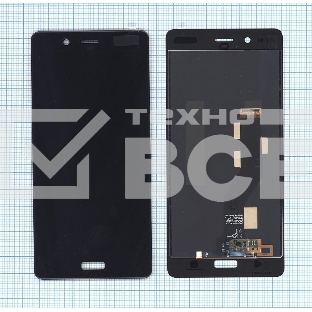 Дисплей для Nokia 8 черный