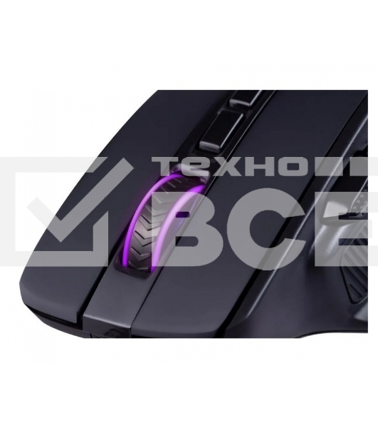 Мышь проводная Defender Redragon Bullseye черный, 12400 dpi, USB, кнопки - 8