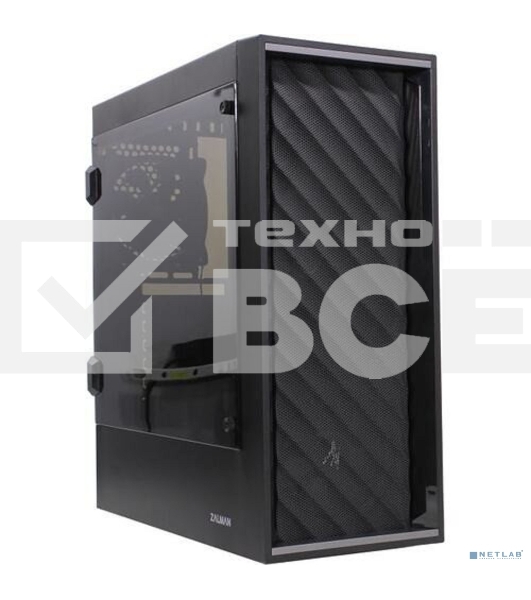 Компьютерный корпус ZALMAN T7, ATX, BLACK, WINDOW, 2xCOMBO (3.5