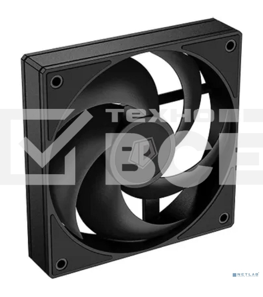 Вентилятор для корпуса ID-Cooling AS-140-K черный, 140 мм, 1800 об/мин, 24.9 дБ, 4 pin