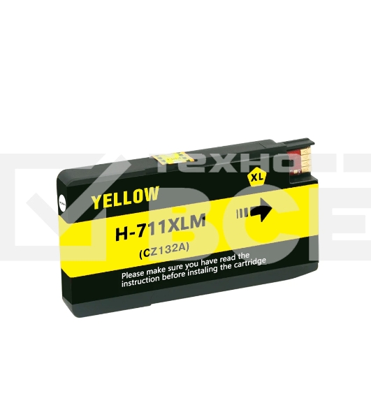 Струйный картридж NV Print 711 (NV-CZ132A) Yellow для HP Designjet T120/T520 (27 мл) совместимый