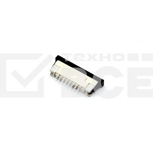 Разъем FPC  Half Coverage Top Contact 1.0K-BS-8PWB 8 pin высота 2мм шаг 1мм