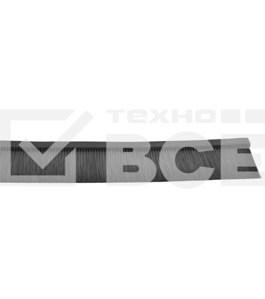 Щеточный ввод для шкафов ЦМО универсальный, высота ворса 75 мм, длина 1м