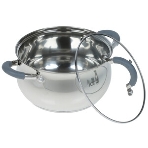 Кастрюля Lara LR02-482 BELL 20x11,5 см, 3,5 л, нержавеющая сталь 316L (хром/никель/молибден), с крышкой, фото9