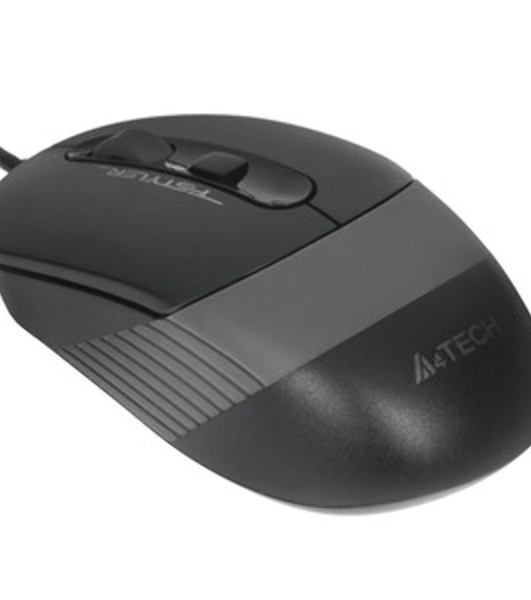 Мышь проводная A4Tech Fstyler FM10 черный/серый, 1600 dpi, USB, кнопки - 4