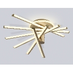 Потолочный светодиодный светильник Ambrella light FL6234 GD золото 96W 3000K-6400K 605*605*200 (ПДУ ИК), фото4