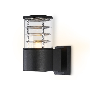 Светильник Ambrella light ST2522 BK/CL черный/прозрачный IP54 E27 max 40W 200*110*155