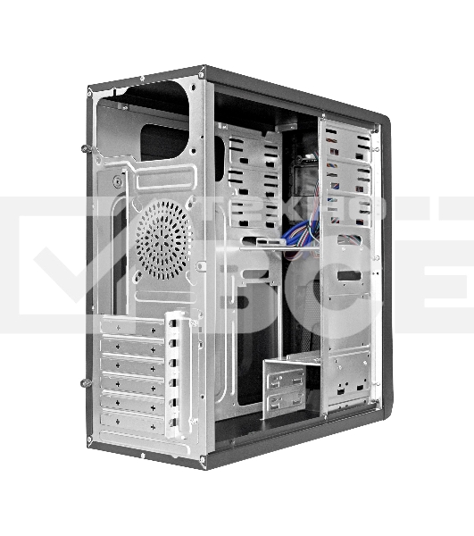 Компьютерный корпус Miditower ExeGate CP-603UB Black, ATX, <без БП>, 2*USB+2*USB3.0, Audio, замок блокировки кнопки питания