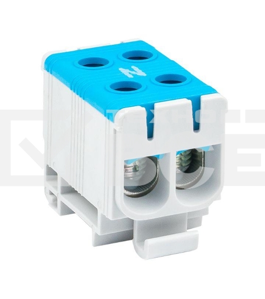 Клемма силовая вводная двойная КСВ 16-50 синяя EKF PROxima plc-kvs2-16-50-blue EKF