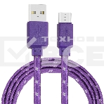 Кабель Crown USB - USB Type-C CMCU-3052C violet, фото 1