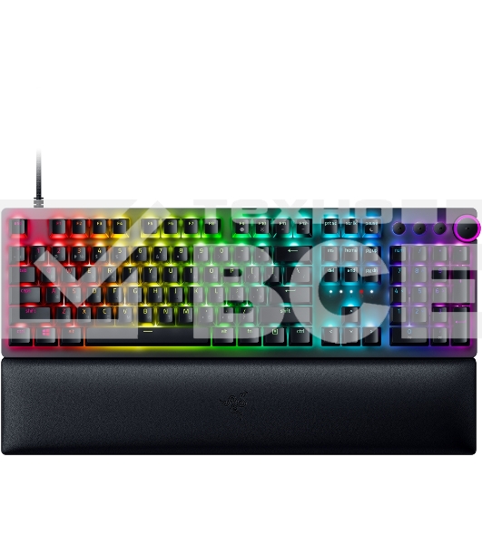Клавиатура проводная игровая Razer Huntsman V2 (Purple Switch) - Russian Layout Gaming Keyboard