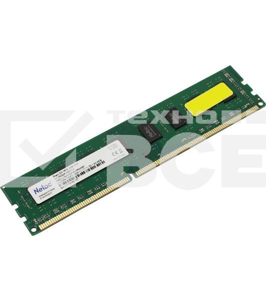 Оперативная память NETAC Basic, DDR3, 4GB (1x4GB), 1600MHz, CL11