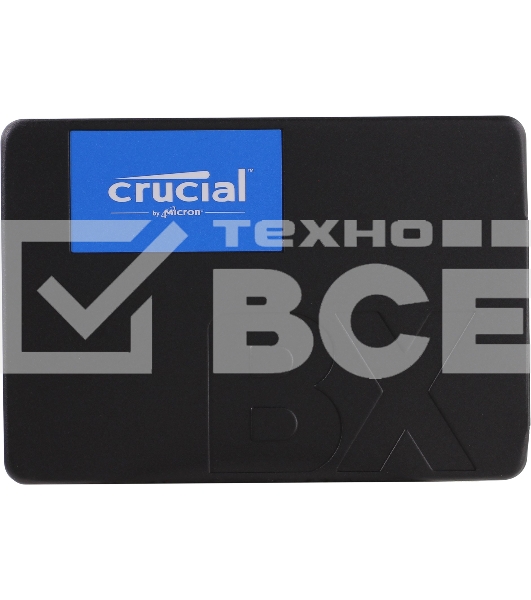 Накопитель SSD Crucial BX500, 2Tb, SATA III, 2.5