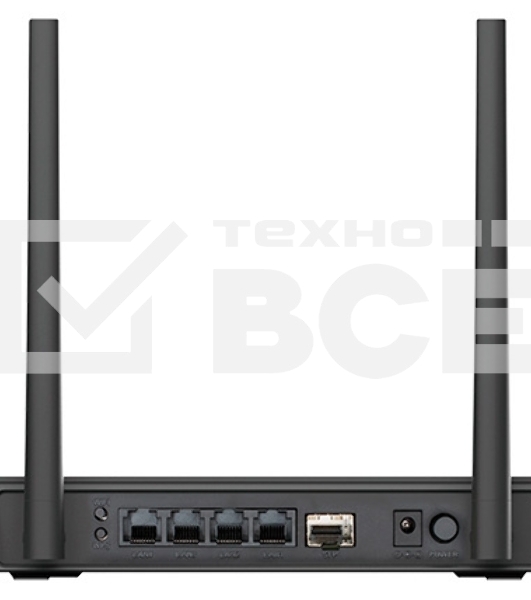 Маршрутизатор D-Link Беспроводной маршрутизатор N300 с гигабитным оптическим WAN-портом